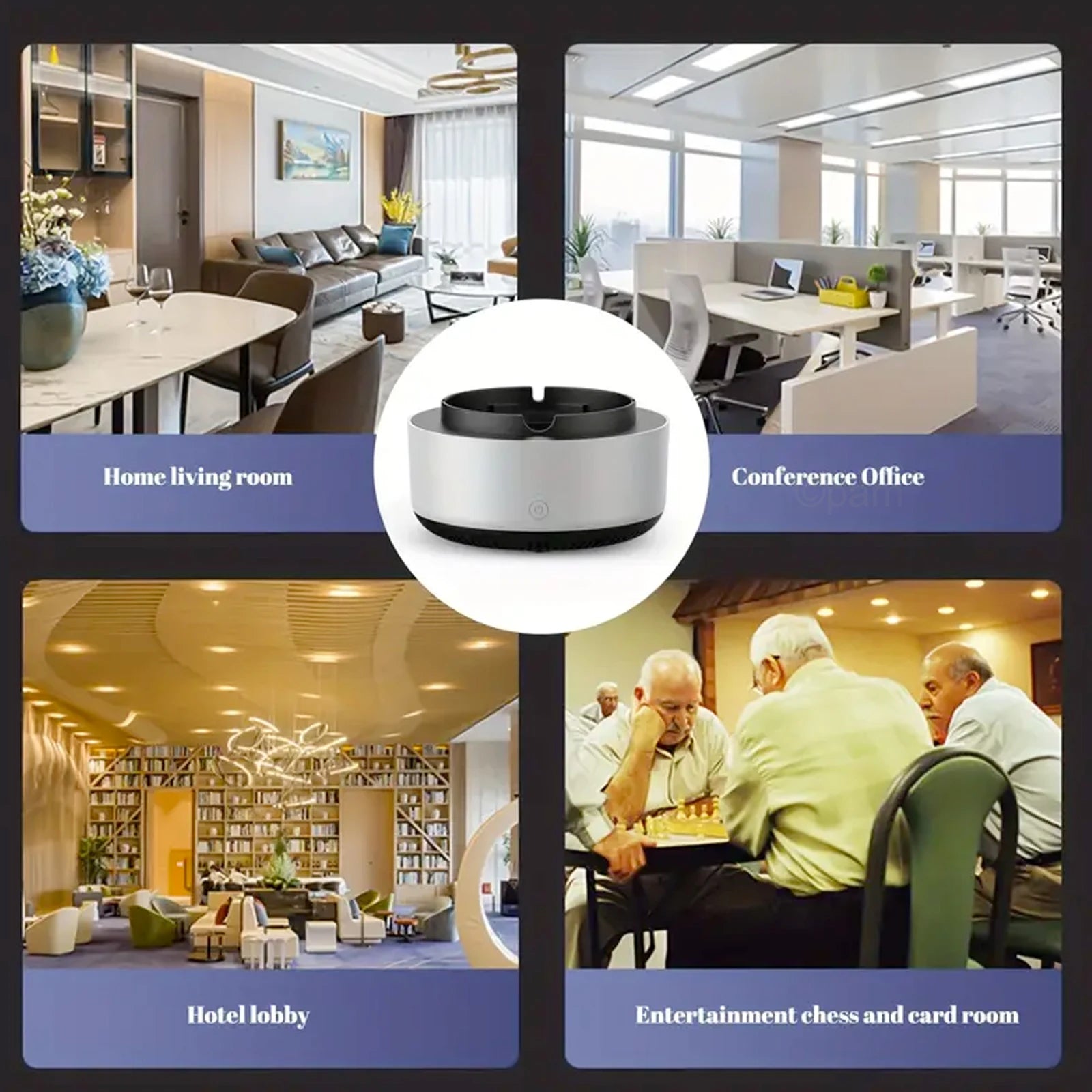 2-in-1 Intelligent Smoke-free Ashtray