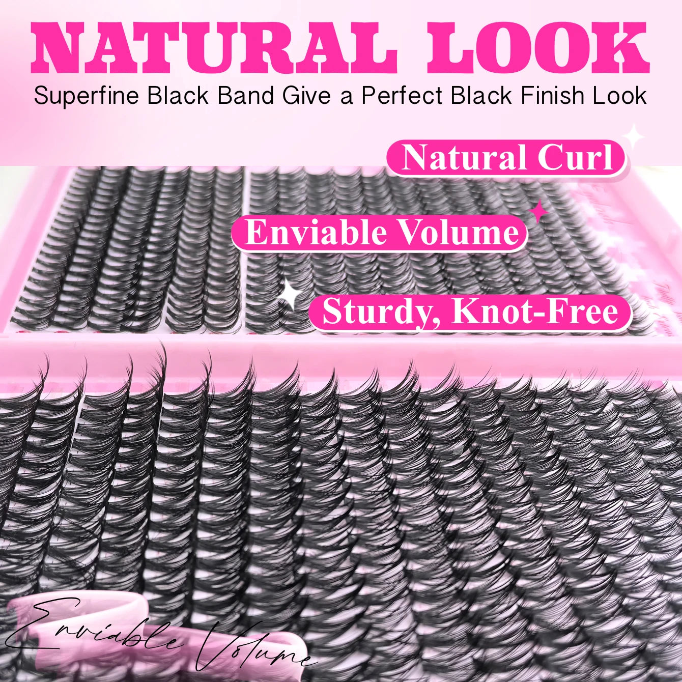 DIY Lash Extension Kit Clusters Individual Eyelashes Kit