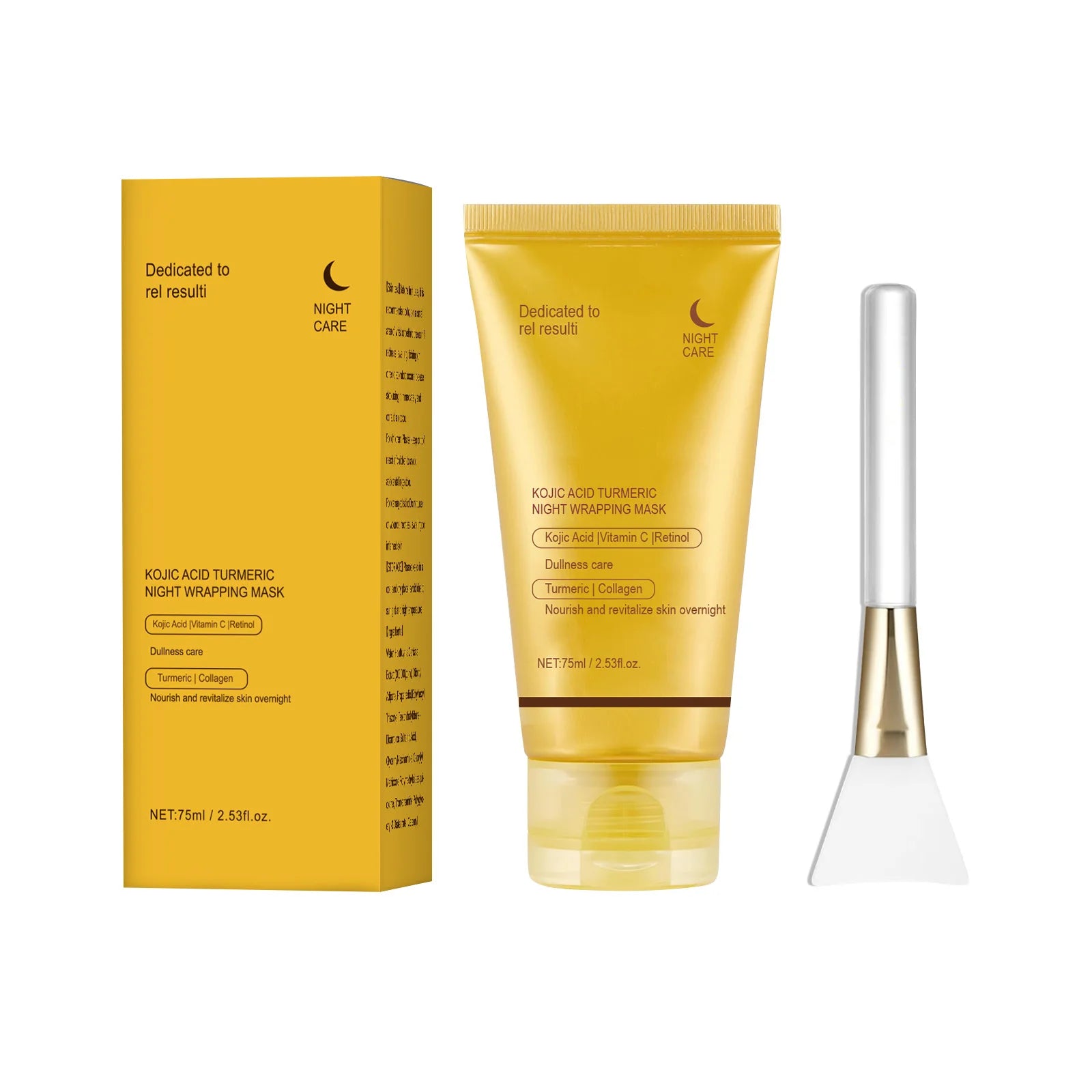 Kojic Acid Turmeric Night Wrapping Facial Mask