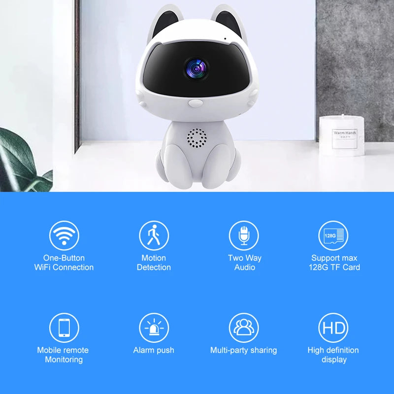 1080P Mini Camera Two-way Voice Invisible Camera