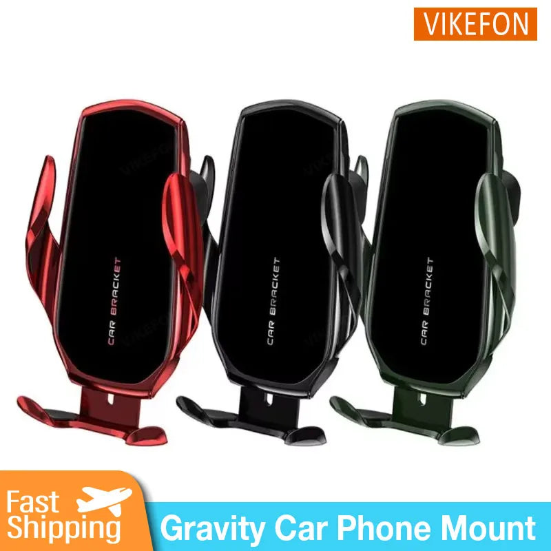 Gravity Car Phone Holder Stand Air Vent Clip