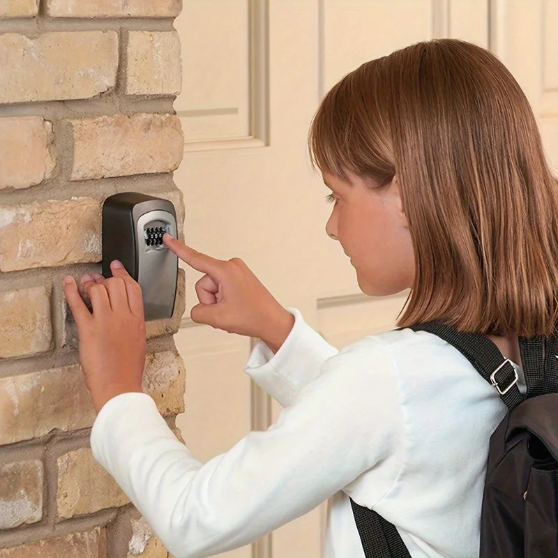 1pc Ultra-Secure Flip-Top Key Safe