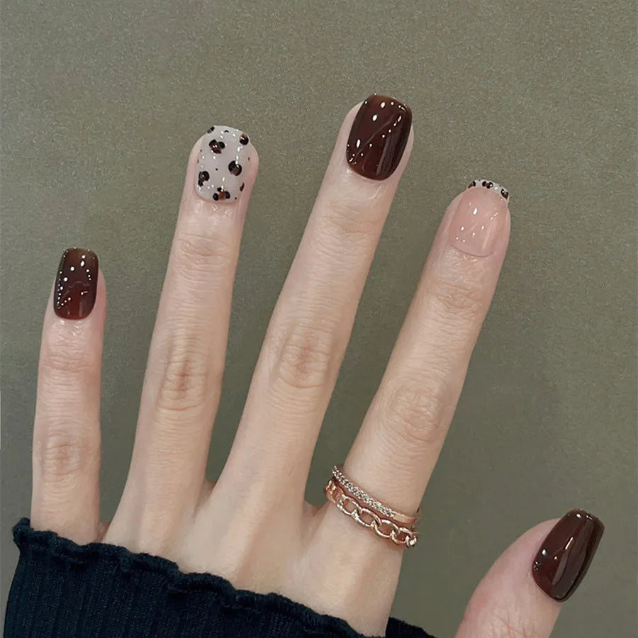 Y2K Colorful Print Press On Nails