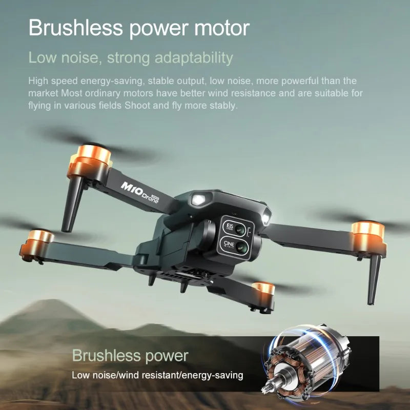 M10 Rc Drone 8K Professional HD Dual Camera With Screen