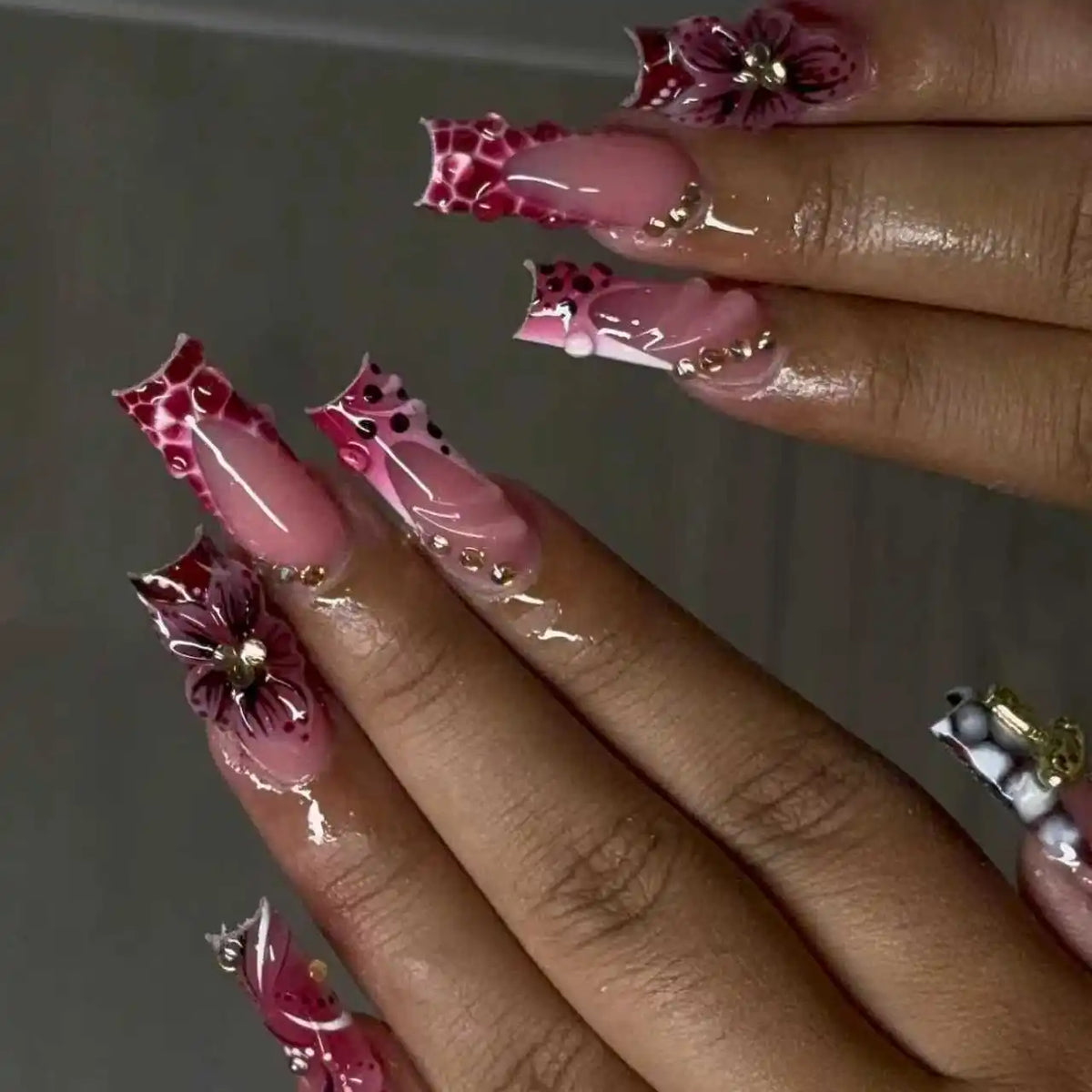 24Pcs French Press on Nails