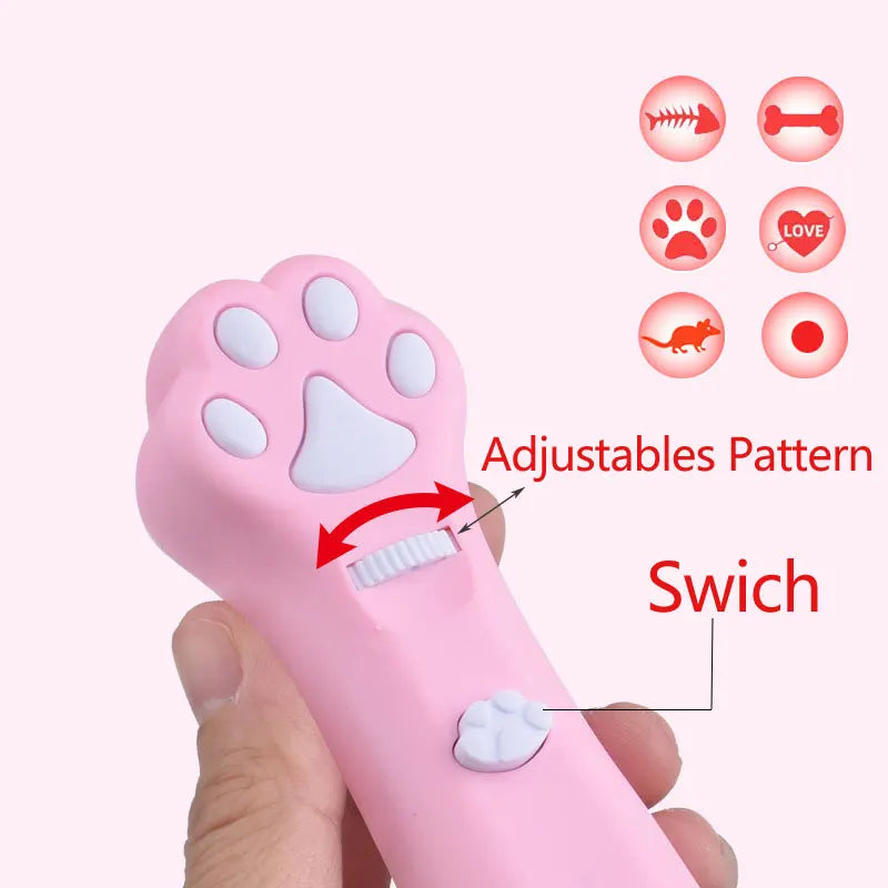 Laser Cat Teasing Stick Interactive Toy