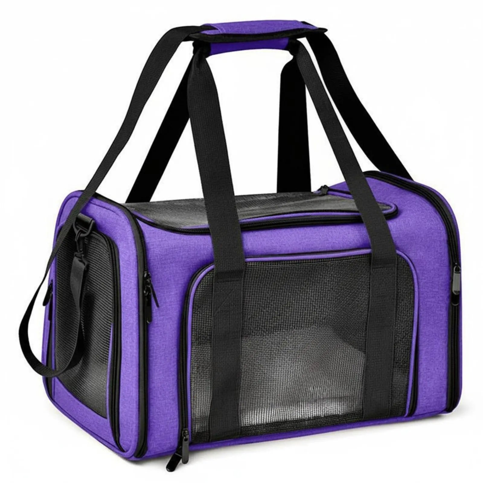 Mesh Pet Travel Carrier Foldable Soft Sided Pet Carrier