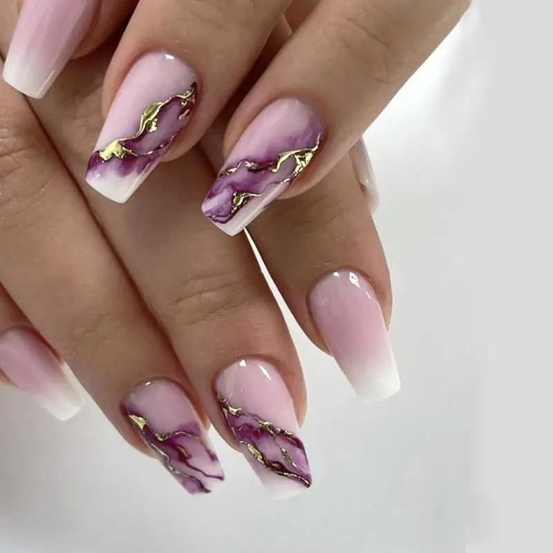 24pcs Simple Press on Nails