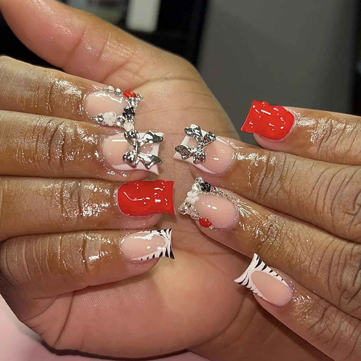 24pcs Press On Nails Variety of Styles