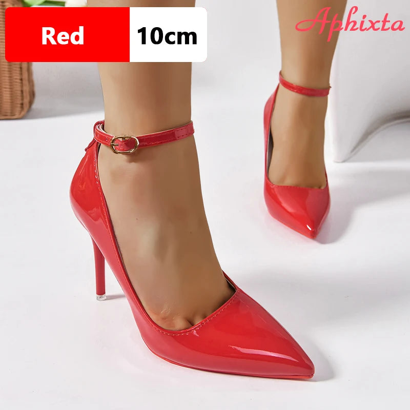 Belt Buckle Stiletto Heels