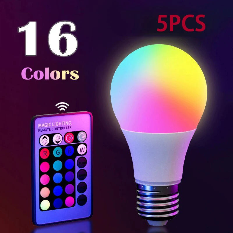 16 Colors RGB LED Multicolor Bulb