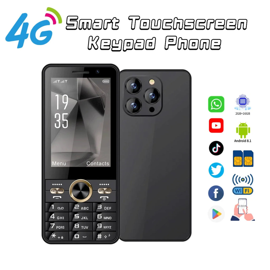 4G LTE 3.5" Touchscreen Keypad Smartphone