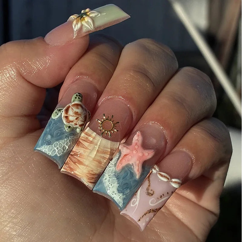 24Pcs French Press on Nails