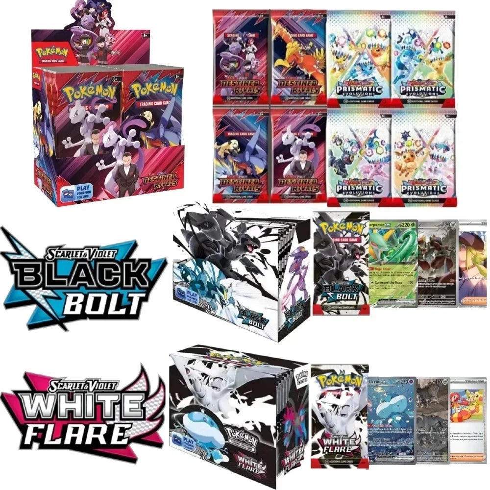 360pcs English Pokemon Cards Trade Game Cards