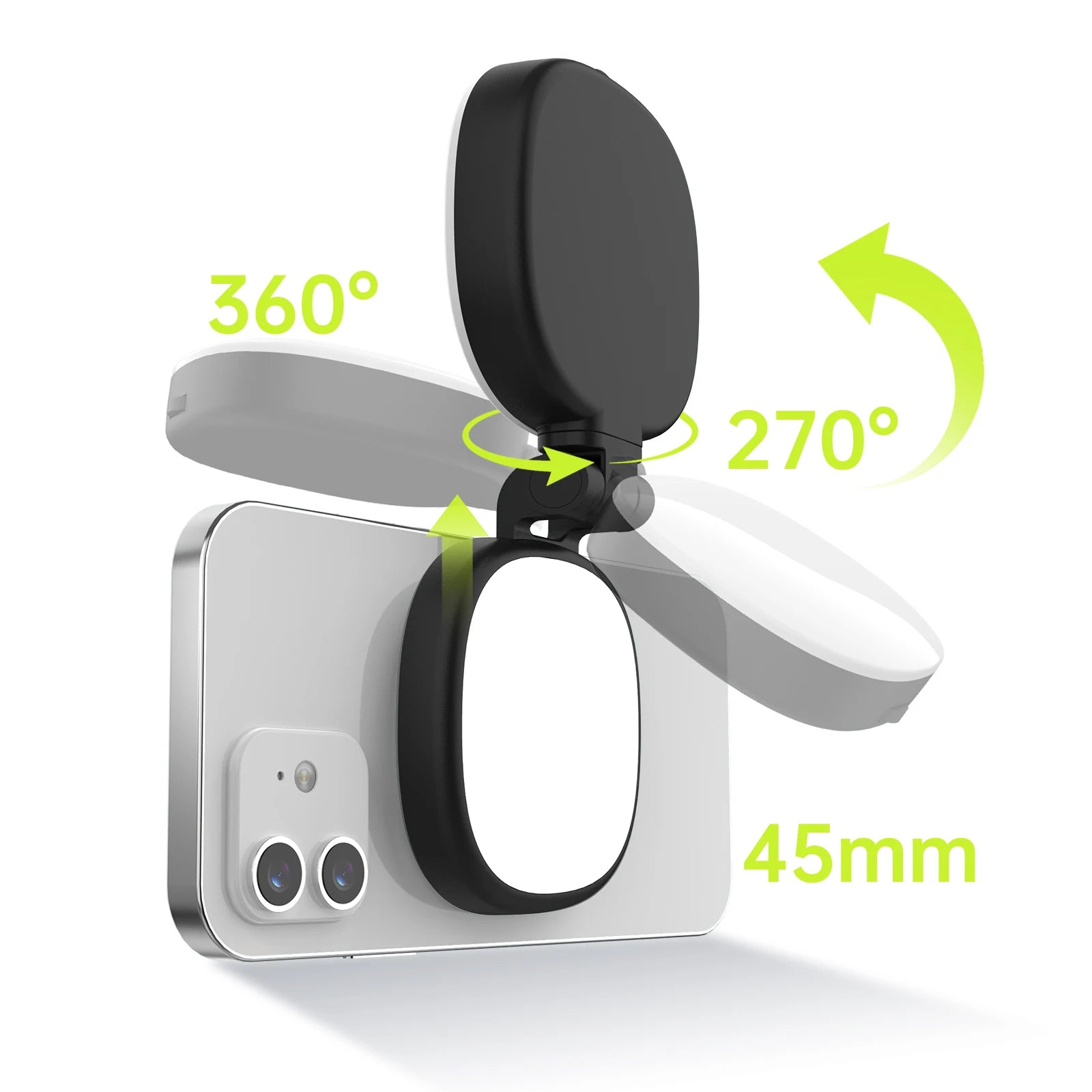 Magnetic Multi-functional Mobile Phone Selfie Mirror