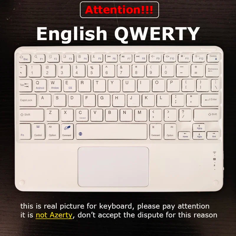 Tablet Touchpad Keyboard Magnet Detachable Keypad