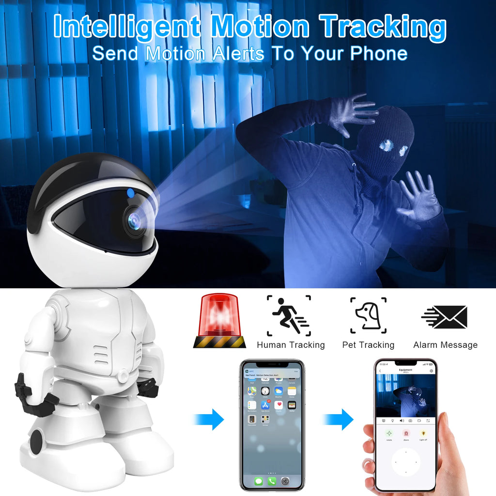 Noahtec Robot Camera Wifi 3MP Indoor Home Security Camera