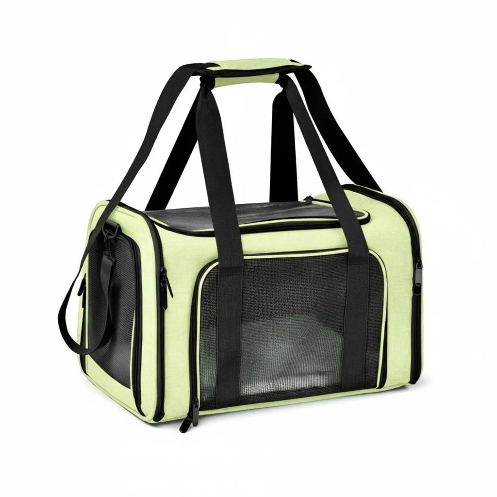 Mesh Pet Travel Carrier Foldable Soft Sided Pet Carrier