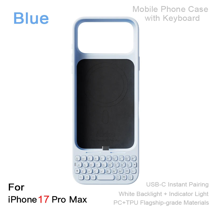Mobile Phone Case with Keyboard All-in-One Magnetic-Attachment