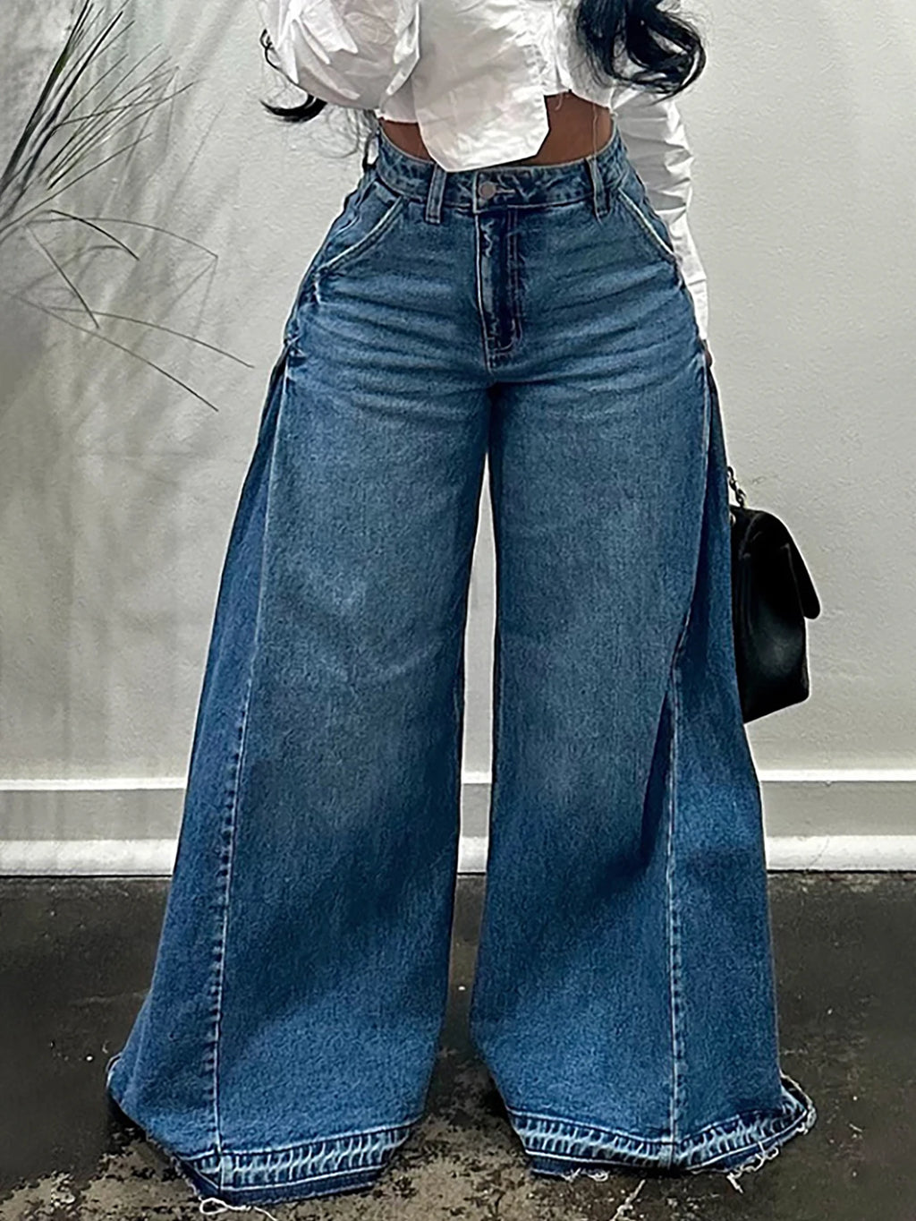 Vintage Wide-Leg Jeans for Women