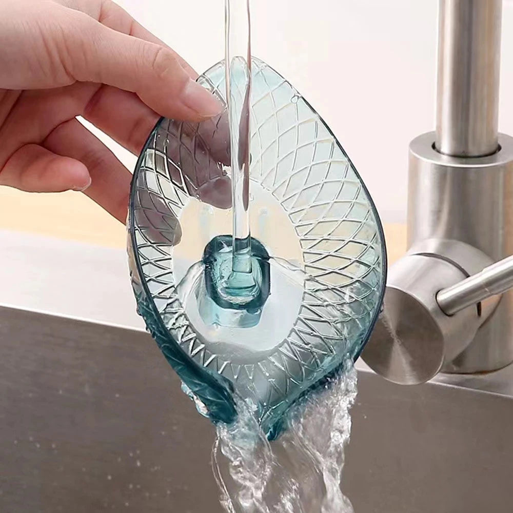Decorative Plastic Self Draining Soap Dish