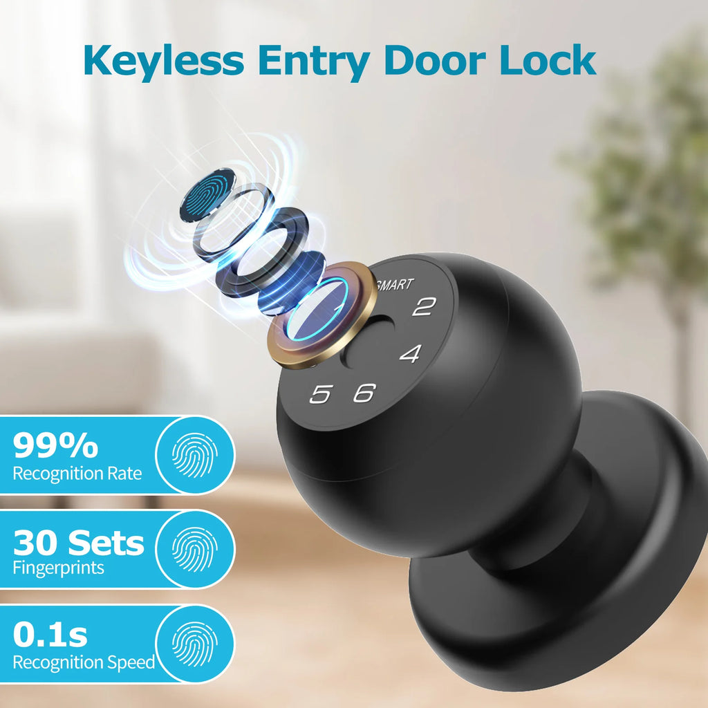 Smart Lock Fingerprint Door Lock App Control