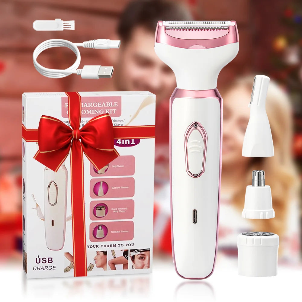 4 In 1 Electric Lady Shaver