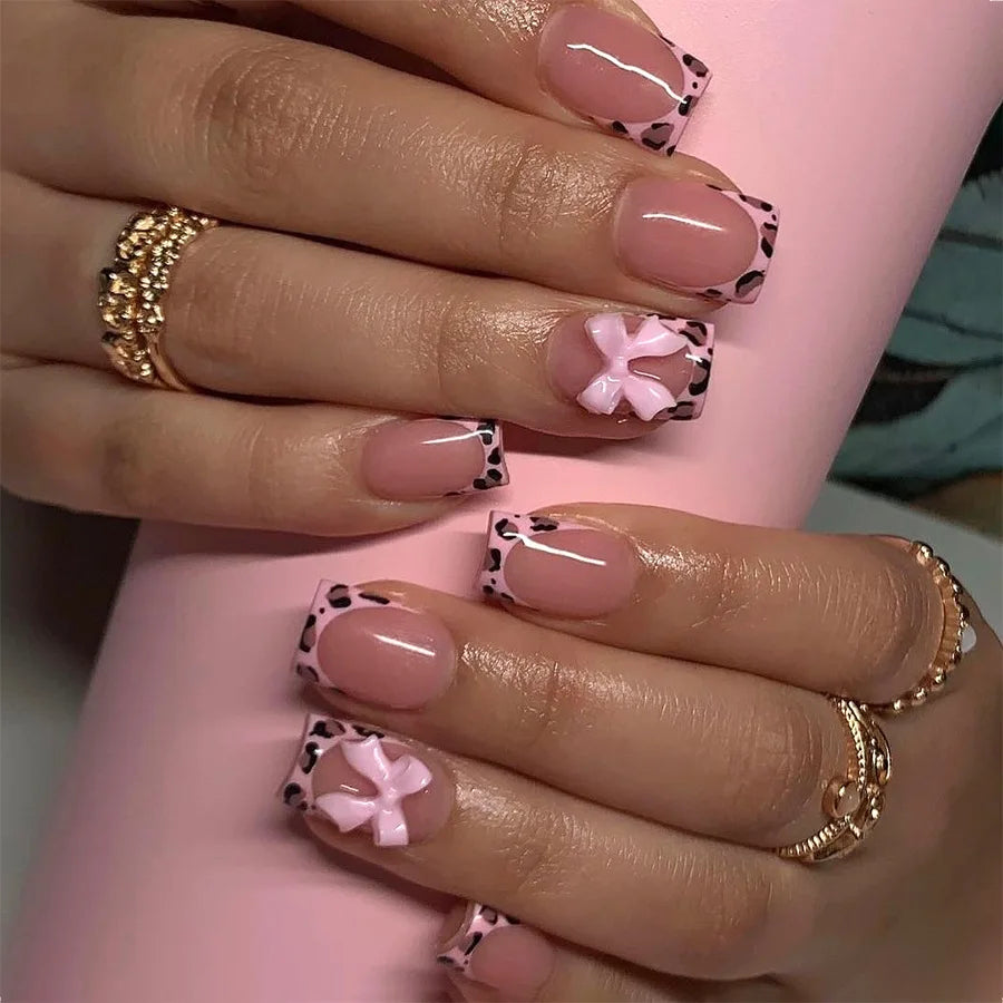 24pc Short Ballet Press on Nails