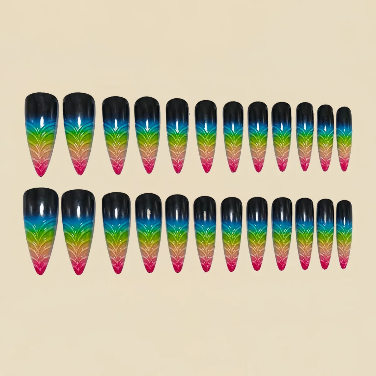 3D Long Press On Nails