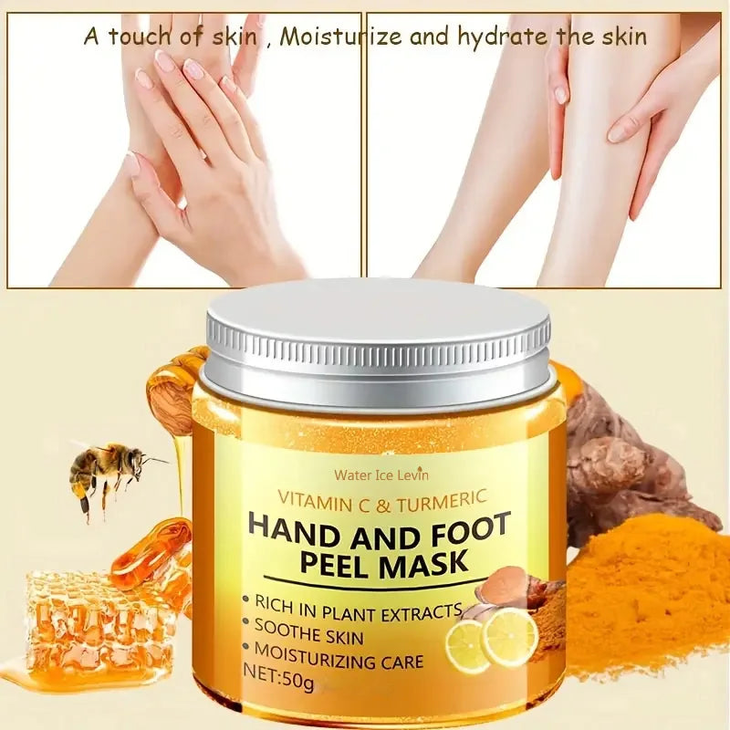 Vitamin C and Turmeric Hand and Foot Wax Mask