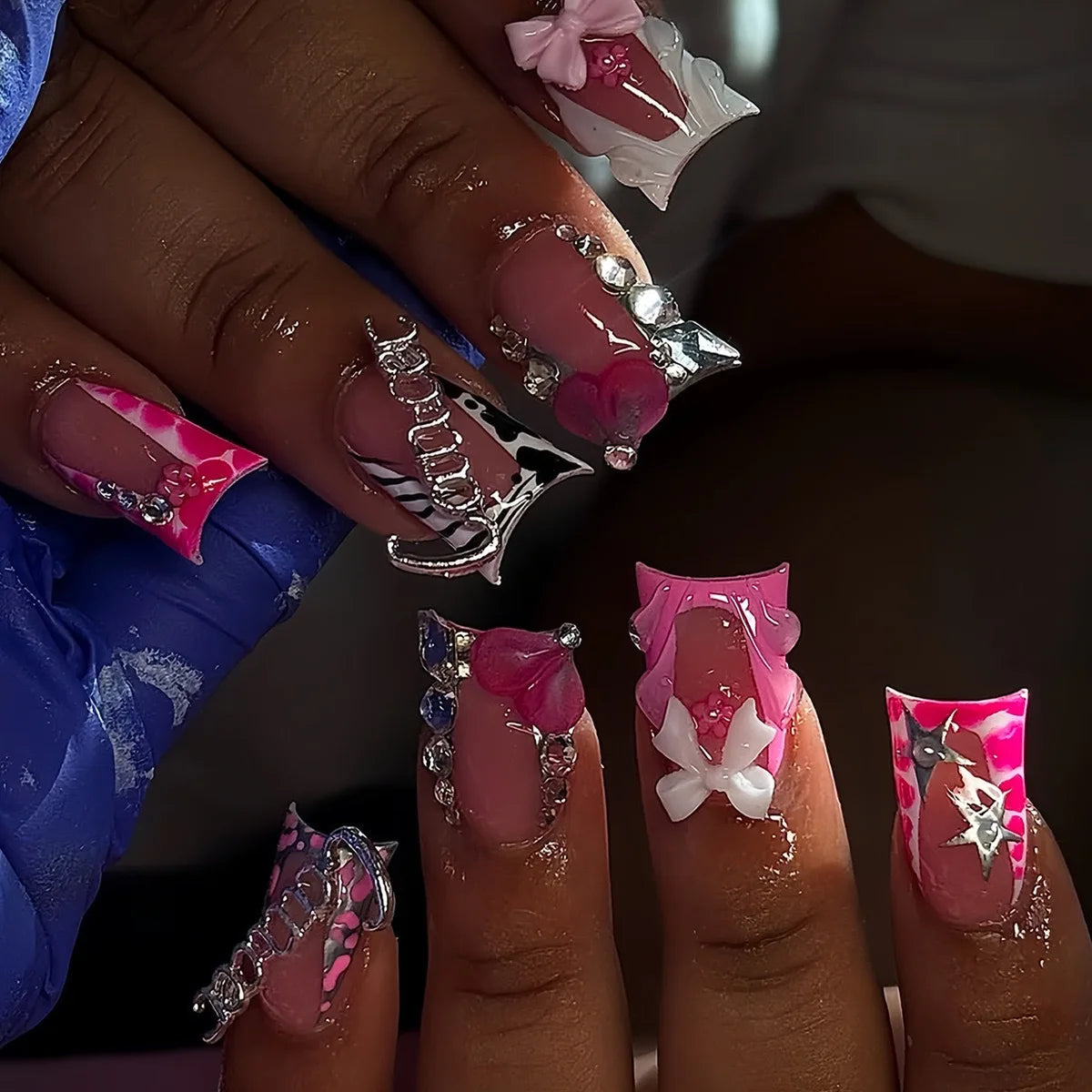 24pcs Press On Nails Variety of Styles