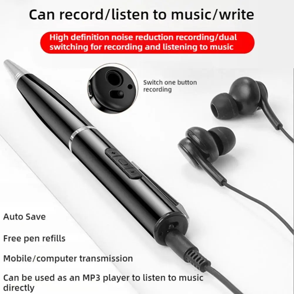 Voice Controlled Digital Pen Recorder with 360° Sound Audio