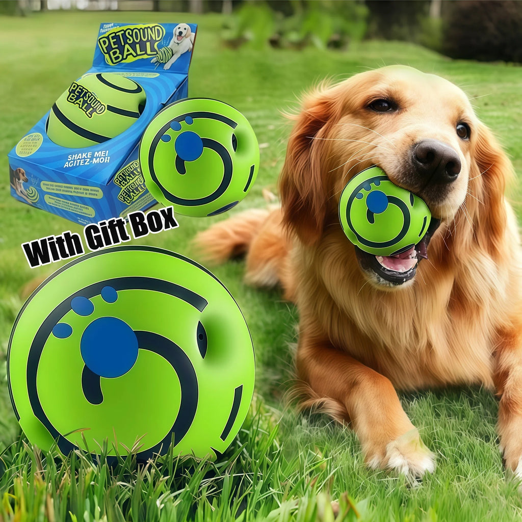 Wobble Wag Giggle Glow Ball Interactive Dog Toy