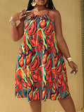 Women's Sleeveless Colorful Dress