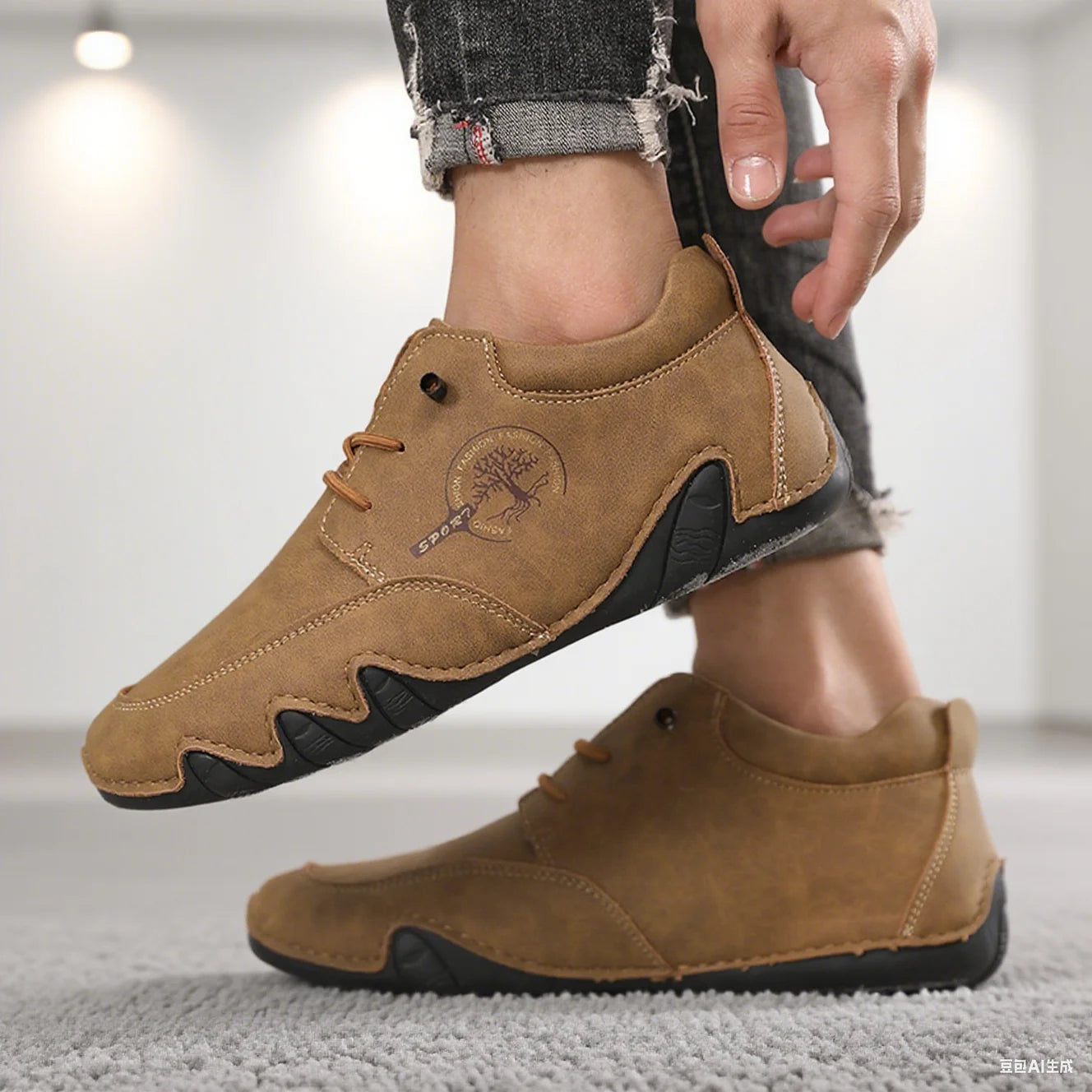 Breathable Suede Casual Shoes