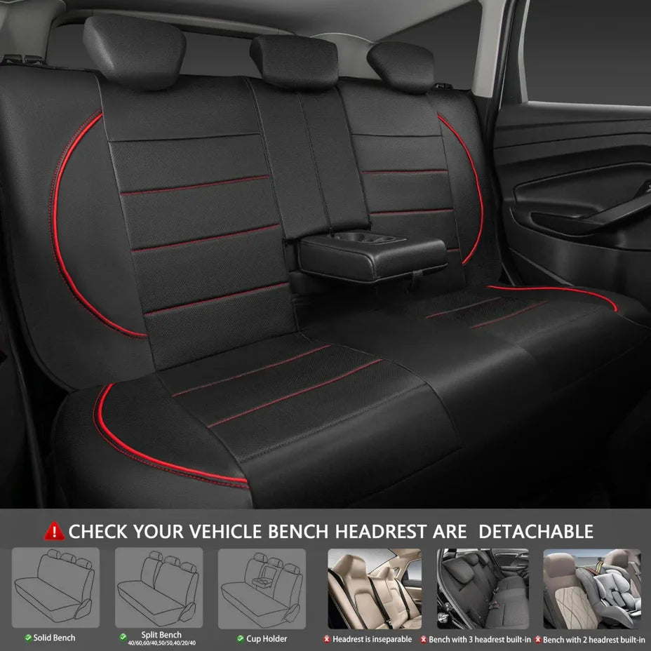 Universal Leather Car Seat Covers Waterproof