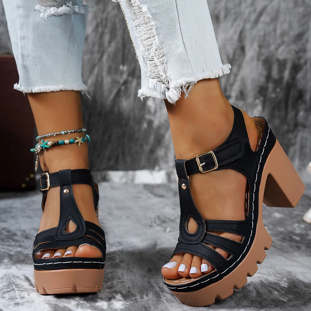 Ethnic Style Roman Car Line Sandals