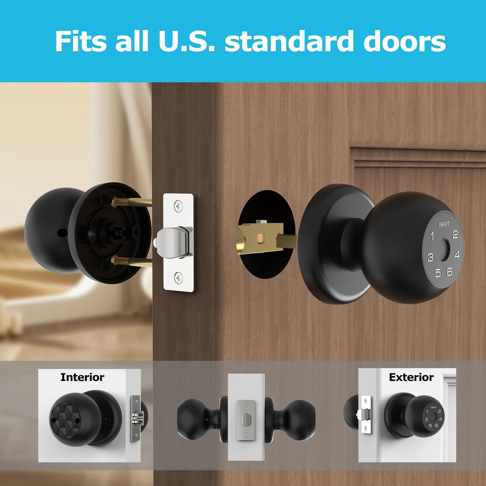 Smart Lock Fingerprint Door Lock App Control