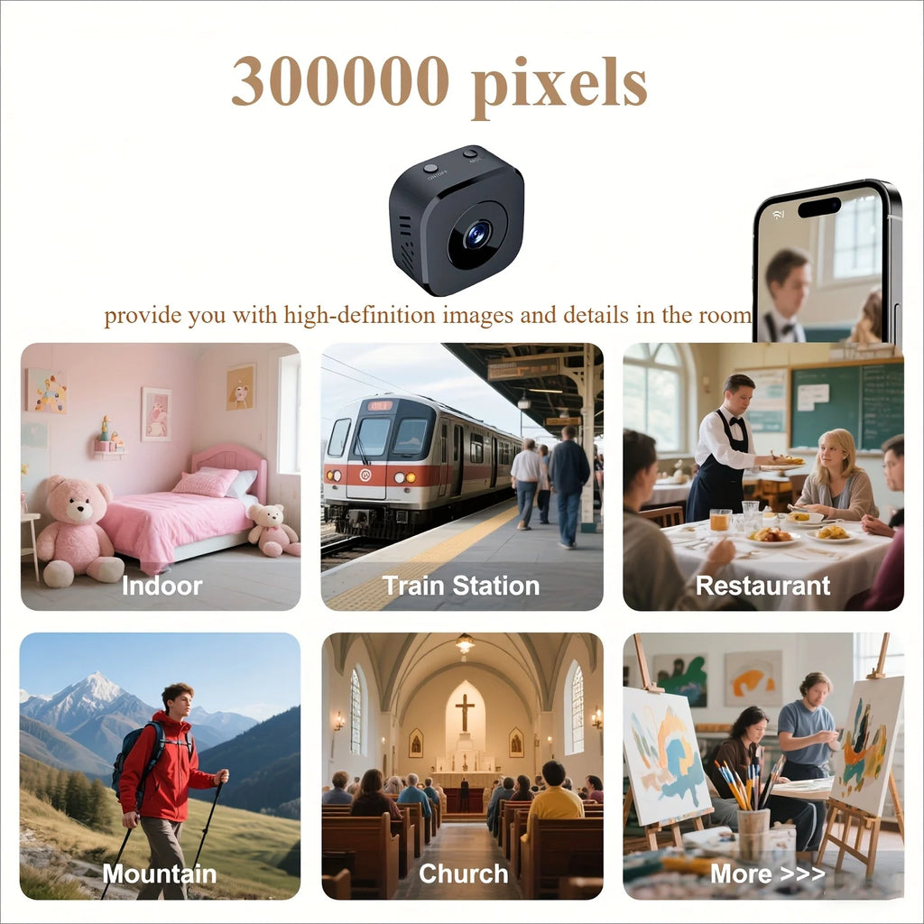 HD Mini Full Color Night Vision High Definition WiFi Monitor