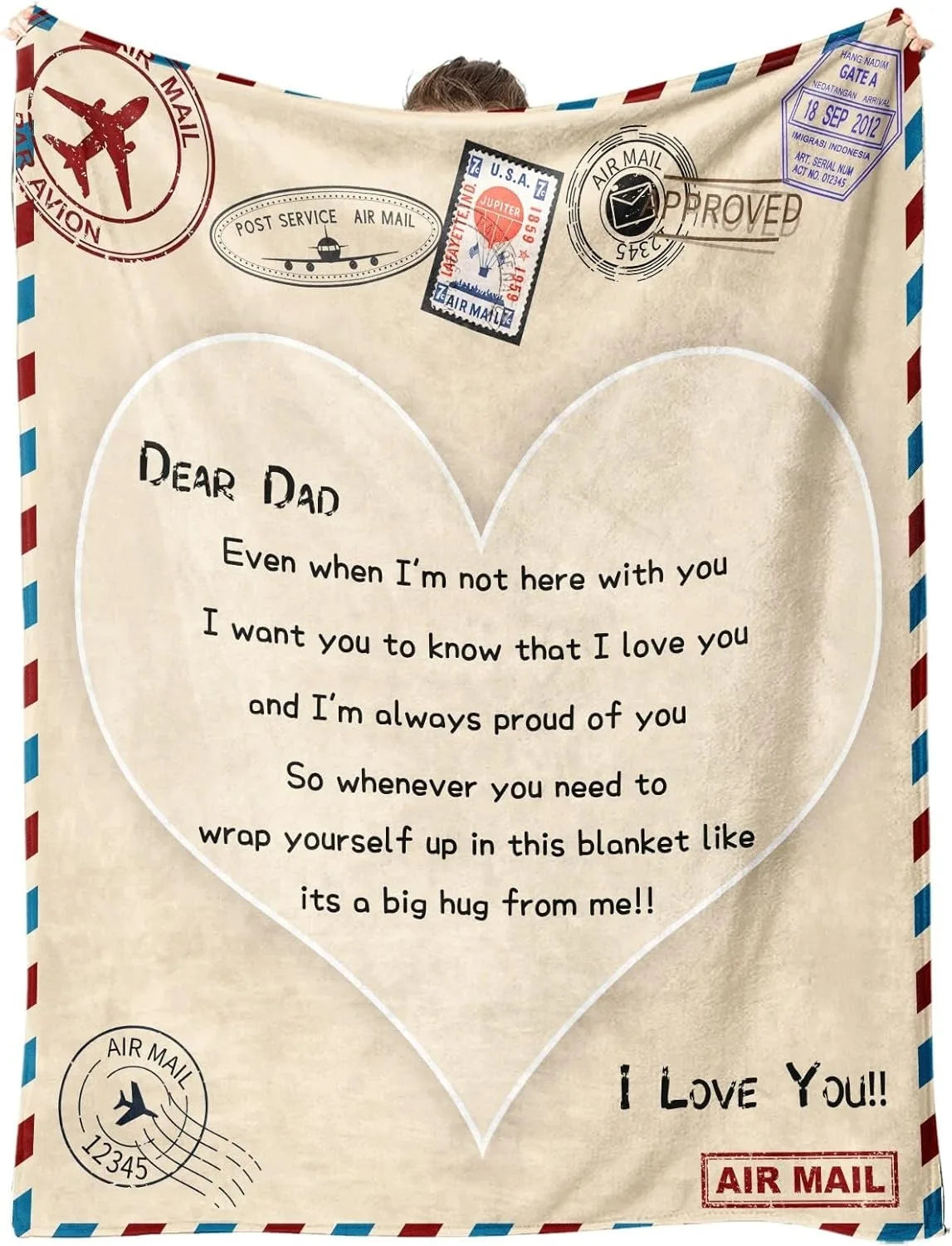 Perfect Gift to Dad Blankets