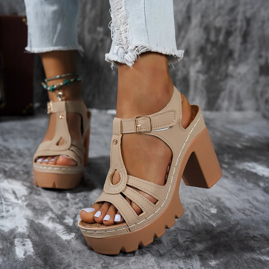 Ethnic Style Roman Car Line Sandals