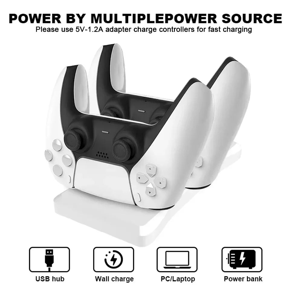 GAMINJA Dual Controller Charging Stand for Playstation