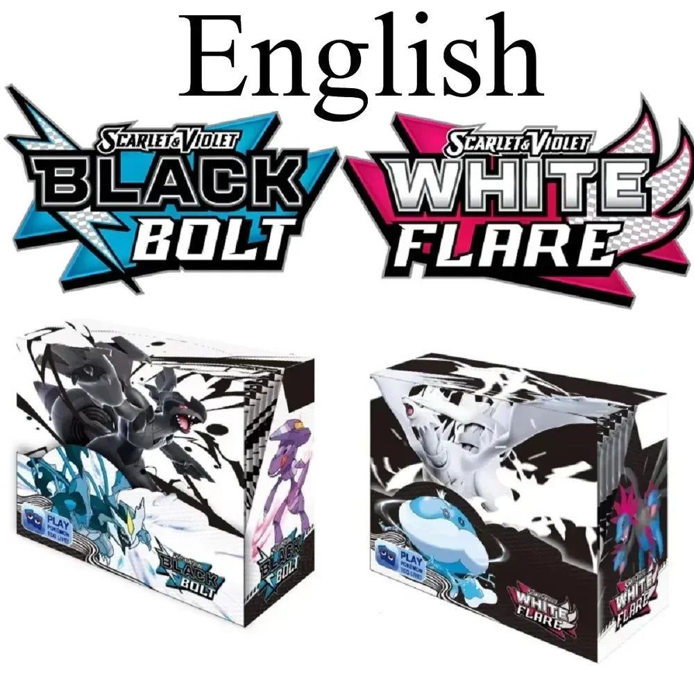 360pcs English Pokemon Cards Trade Game Cards