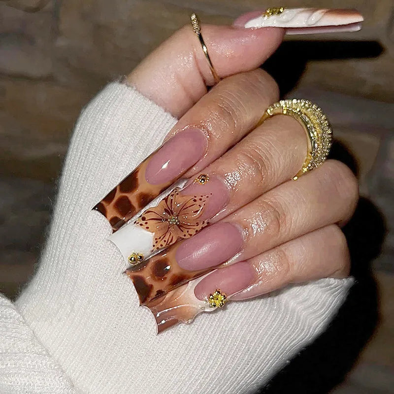 24pcs Extra Long Press on Nails