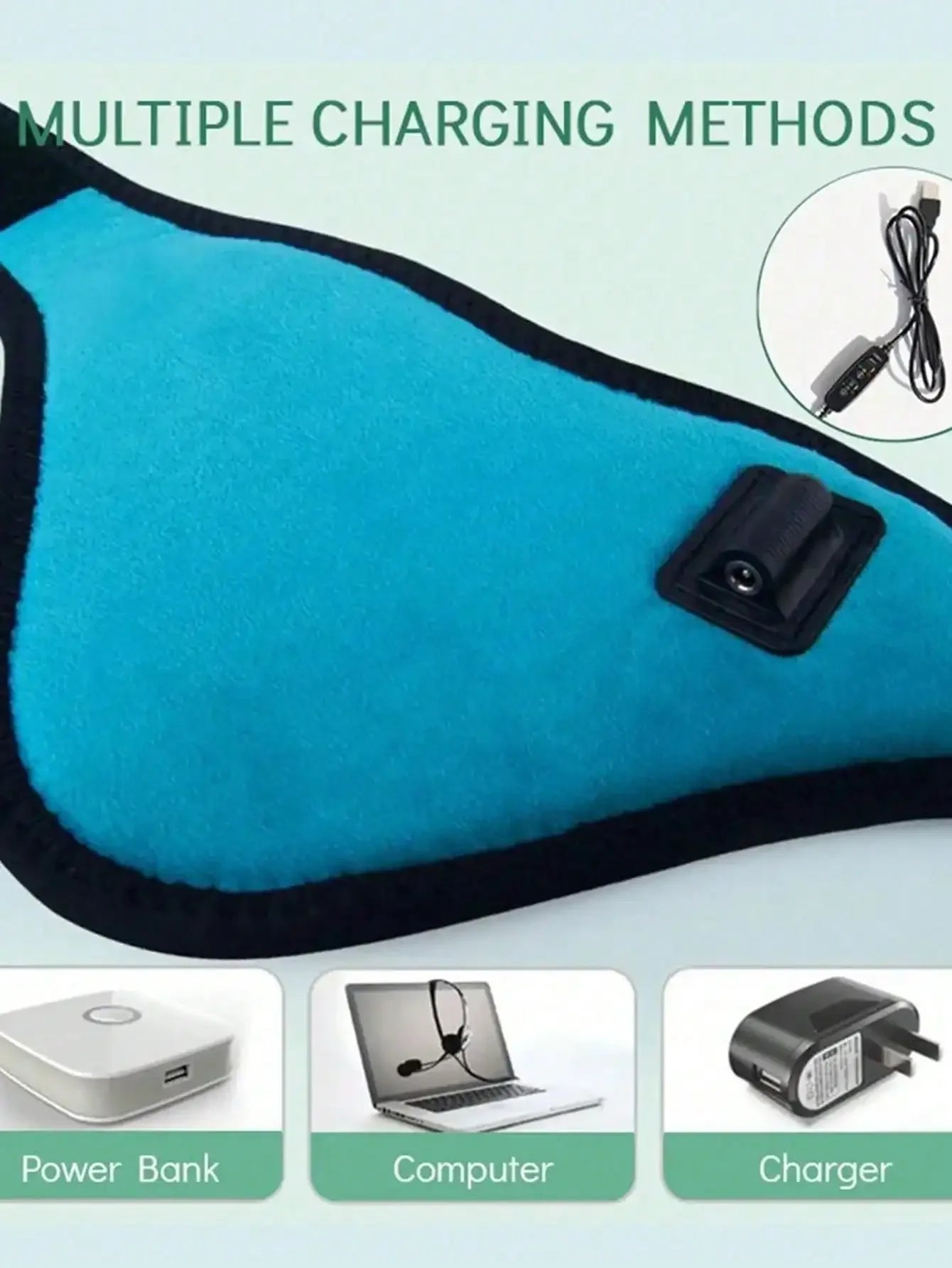 Three Temperature Adjustable Electric Ergonomic Heating Neck Brace