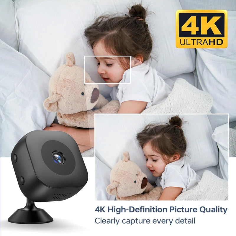 Mini 4K HD Camera WiFi Wireless Monitoring Security Protection Remote Monitor