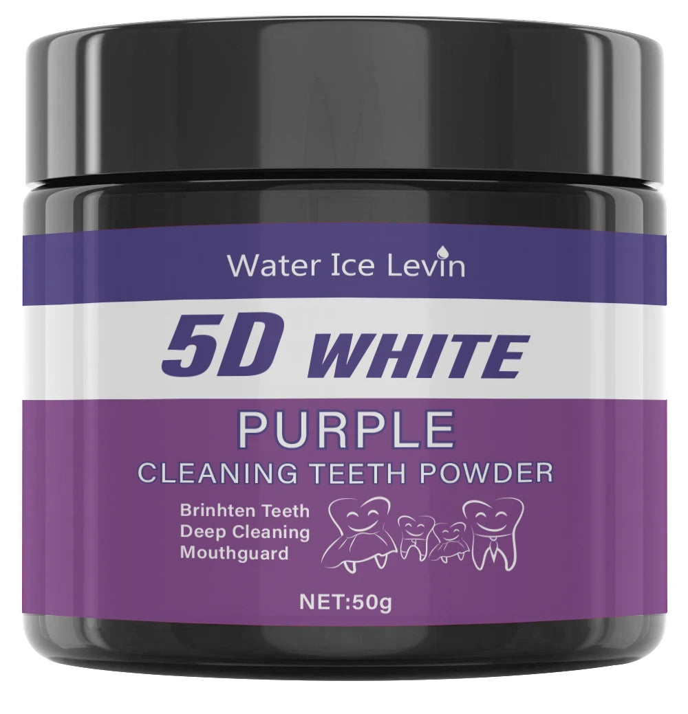 Purple Tooth Cleaning Powder