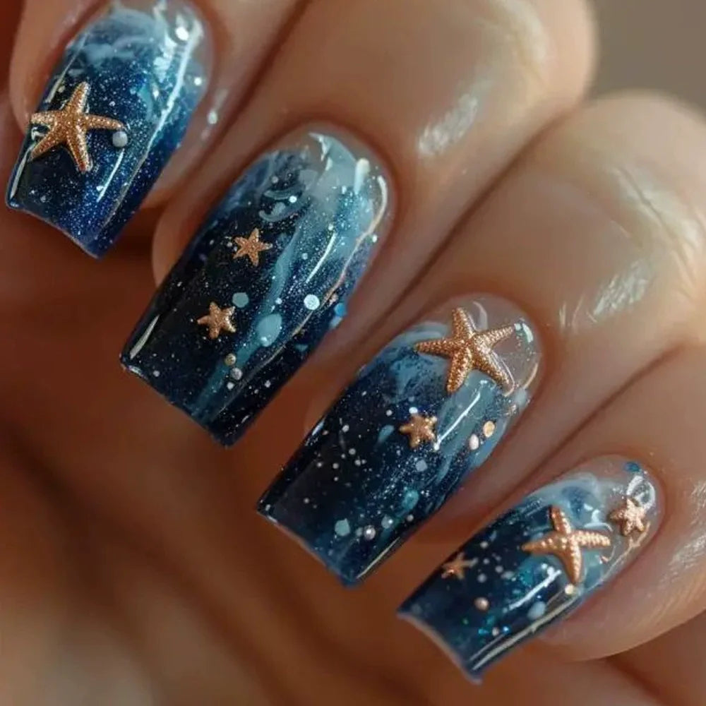24pc Short Ballet Press on Nails