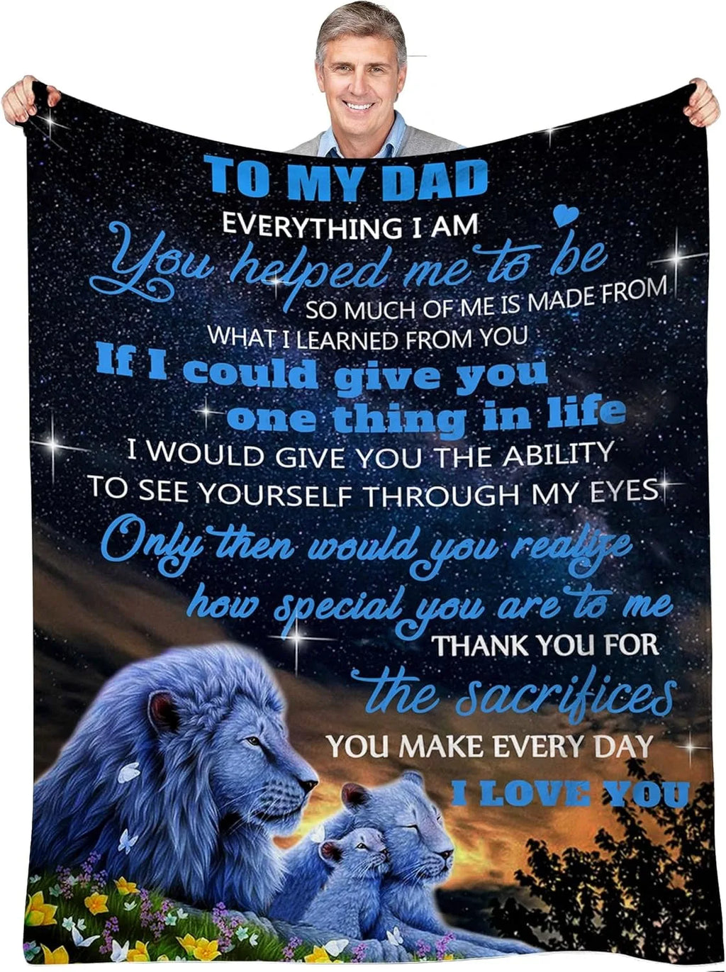 Perfect Gift to Dad Blankets