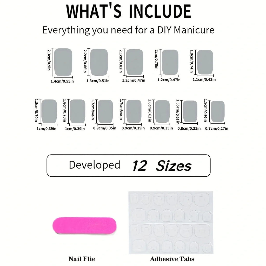 24pcs Y2K  Press On Nails